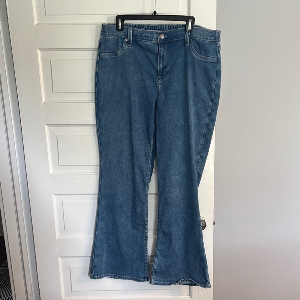 Aerie Classic Blue Women's Flare  Jean
